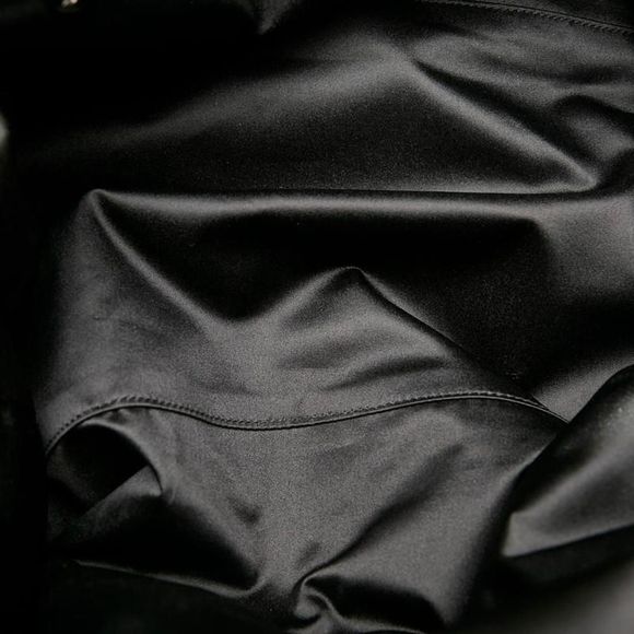 Chanel Triple Coco Mark Fringe Shoulder Bag Tote Bag Black - Picture 6 of 7